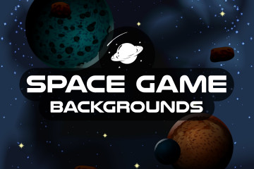 Space Vertical Game Backgrounds