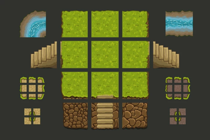 2D RPG Summer Tileset