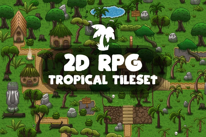 2D-RPG-Tropical-Tileset