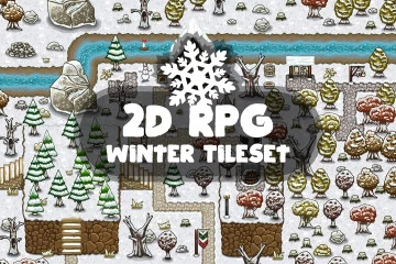 2D RPG Winter Tileset