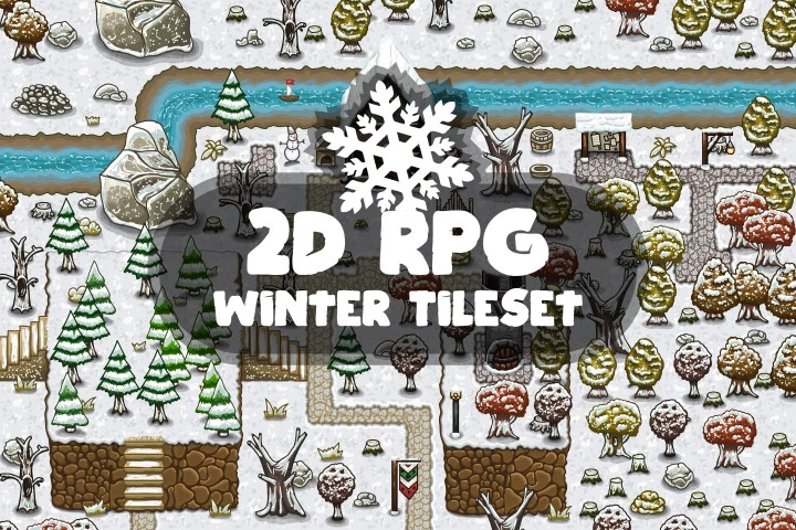 2D-RPG-Winter-Tileset