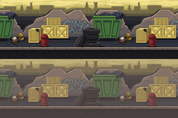 Free Pixel Art Street 2D Backgrounds - CraftPix.net