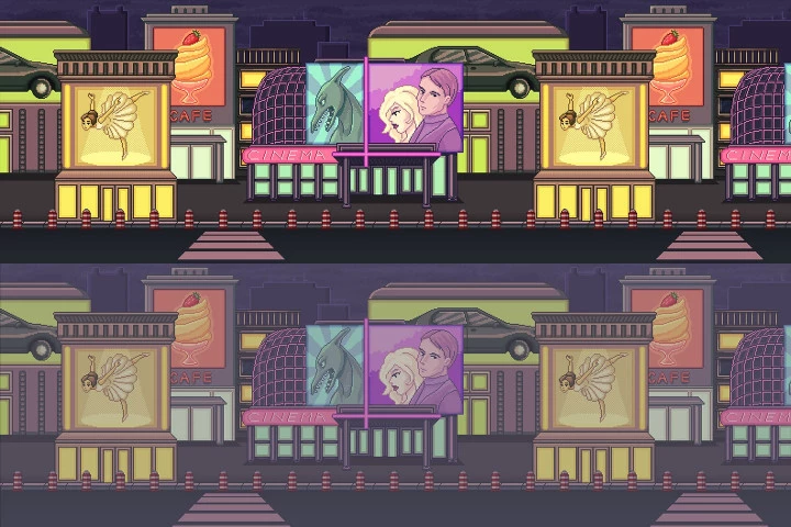 Free Pixel Art Street 2D Backgrounds