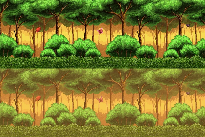 Pixel Art Forest 2D Backgrounds