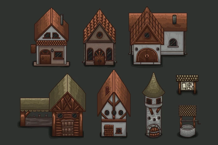 2D RPG Autumn Tileset