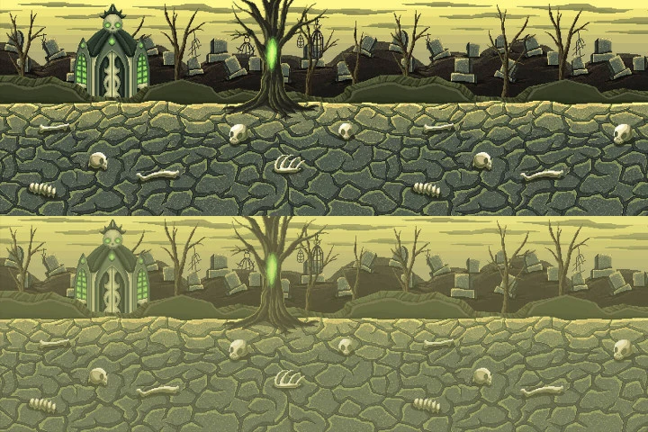 Free Pixel Art Fantasy 2D Battlegrounds