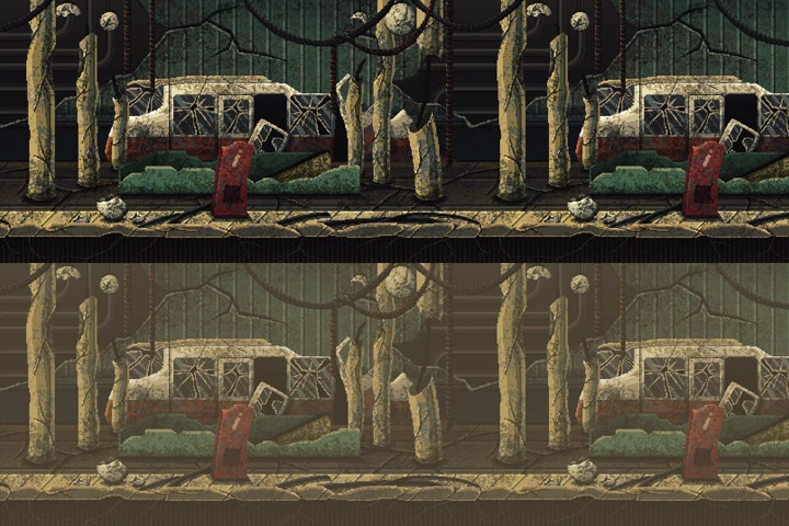 Free Post Apocalyptic Pixel Art Game Backgrounds