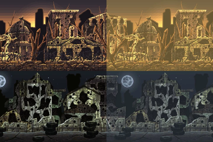 Free War Pixel Art 2D Backgrounds