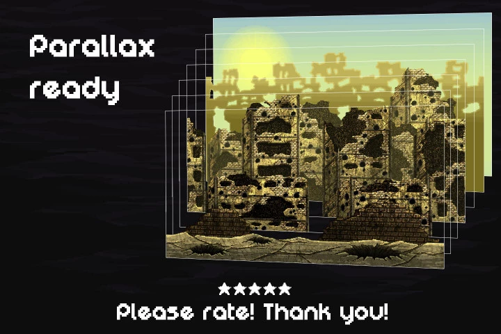 Free War Pixel Art 2D Backgrounds