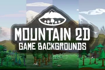 Mountain 2D Game Backgrounds