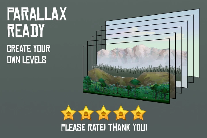 Mountain 2D Game Backgrounds