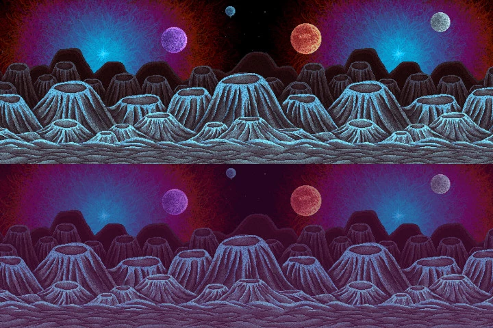 Planet Pixel Art 2D Game Backgrounds