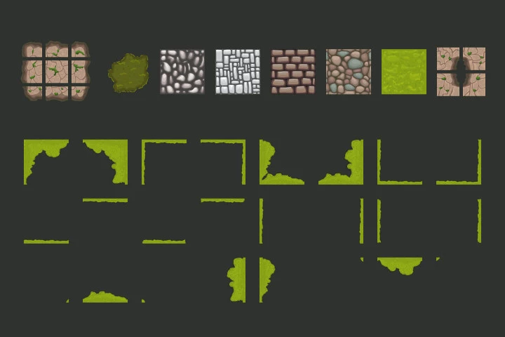 Summer Medieval City 2D Tileset