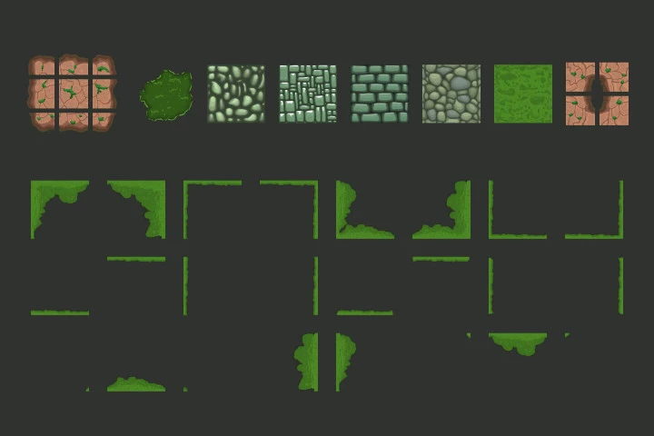 Free Tropical Medieval City 2D Tileset