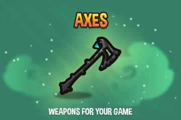 Axes 2D Weapon Pack