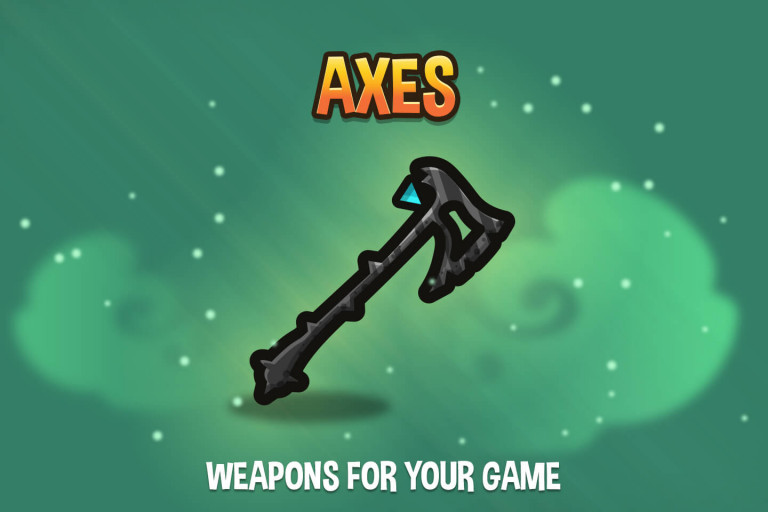 Spear 2D Weapon Pack - CraftPix.net