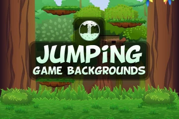 Backgrounds for Vertical Jump 2D Game