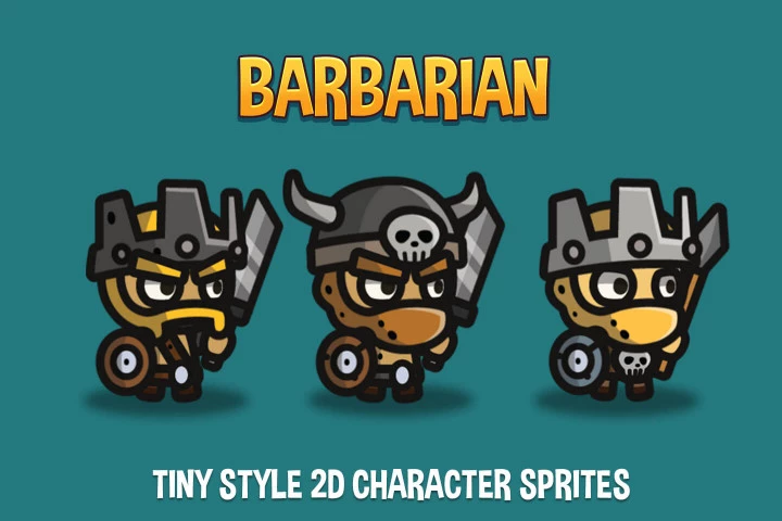 Barbarian-Tiny-Style-2D-Character-Sprites