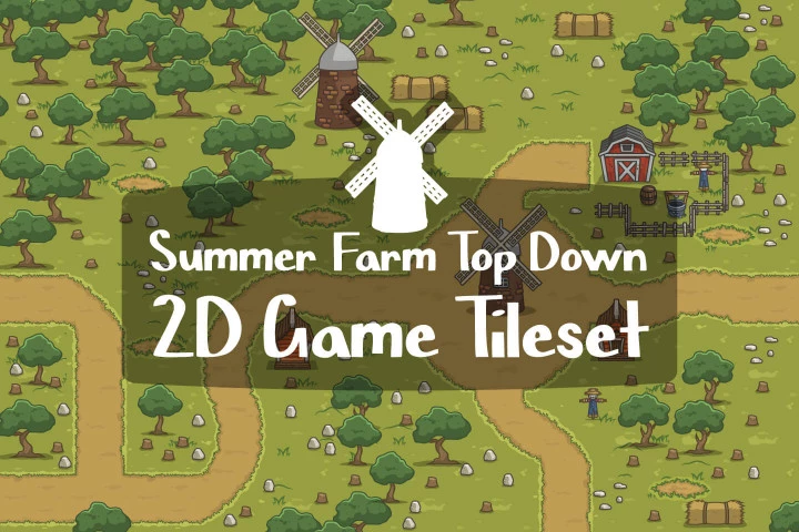 Summer-Farm-Top-Down-2D-Game-Tileset