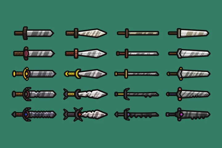 Swords 2D Weapon Pack