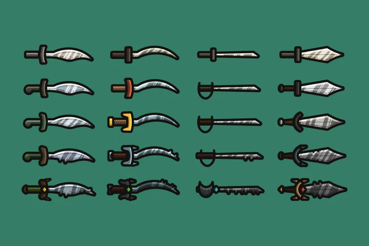 Swords 2D Weapon Pack