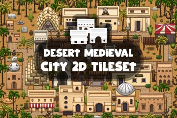 Desert Medieval City 2D Tileset