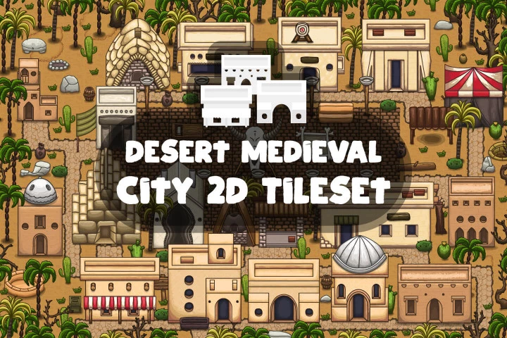 Desert-Medieval-City-2D-Tileset