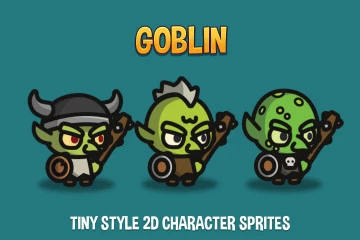 Goblin Tiny Style 2D Character Sprites