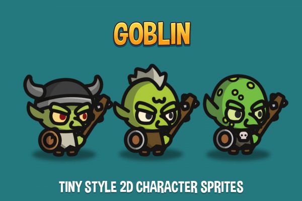 Cyclop Tiny Style 2D Character Sprites - CraftPix.net