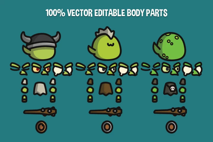 Goblin Tiny Style 2D Character Sprites