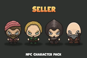 Seller NPC Character Pack