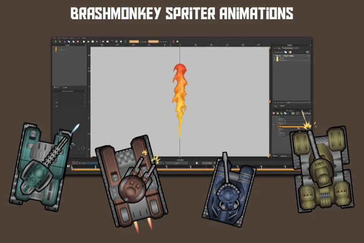 2D Top Down Tank Game Assets