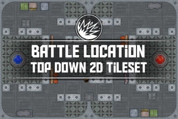 Battle Location Top Down 2D Tileset Pack 2