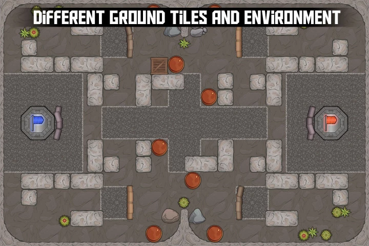 Battle Location Top Down 2D Tileset Pack 2