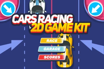 Cars Racing 2D Game Kit