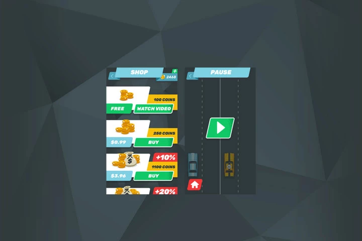 Cars Racing 2D Game Kit