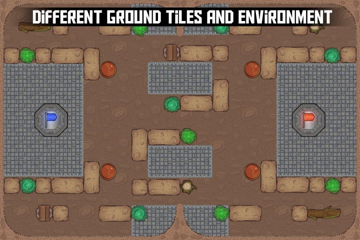 Free Battle Location Top Down Game Tileset Pack 1