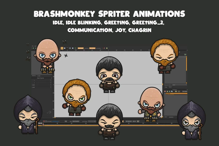 Free NPC Character Pack: Blacksmith, Jeweler, Sage, Warlord