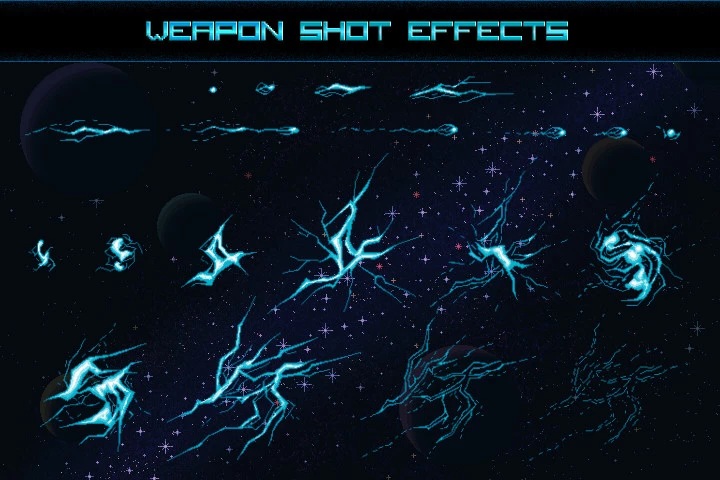 Space Shooter Creation Kit Pixel Art