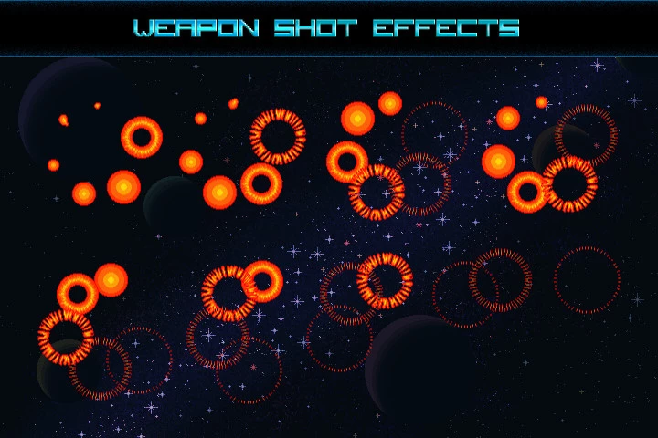 Space Shooter Creation Kit Pixel Art