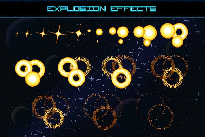 Space Shooter Creation Kit Pixel Art