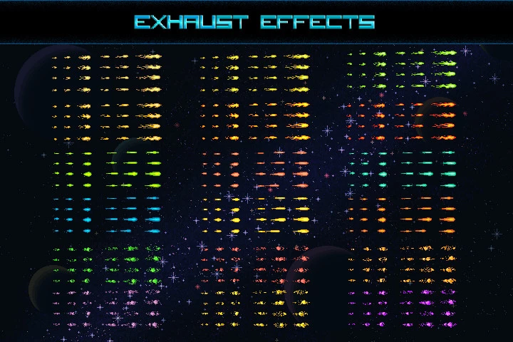 Space Shooter Creation Kit Pixel Art