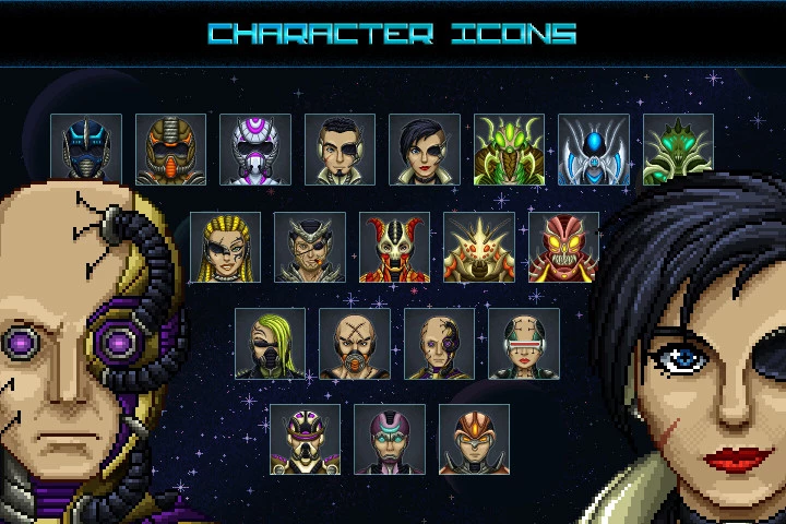 Space Shooter Creation Kit Pixel Art