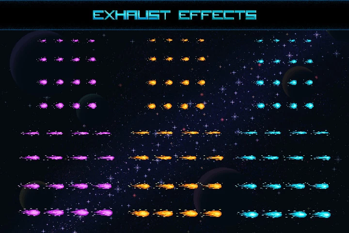 Space Shooter Creation Kit Pixel Art