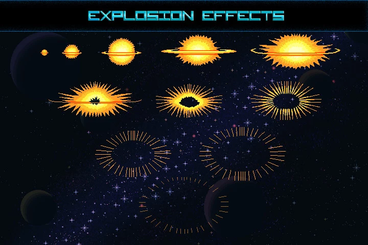 Space Shooter Creation Kit Pixel Art