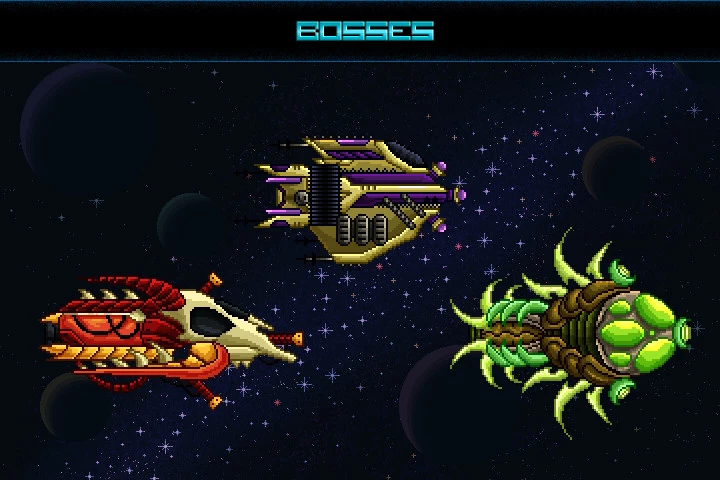 Space Shooter Creation Kit Pixel Art