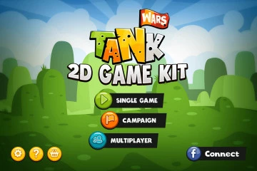 Tank Wars 2D Game Kit