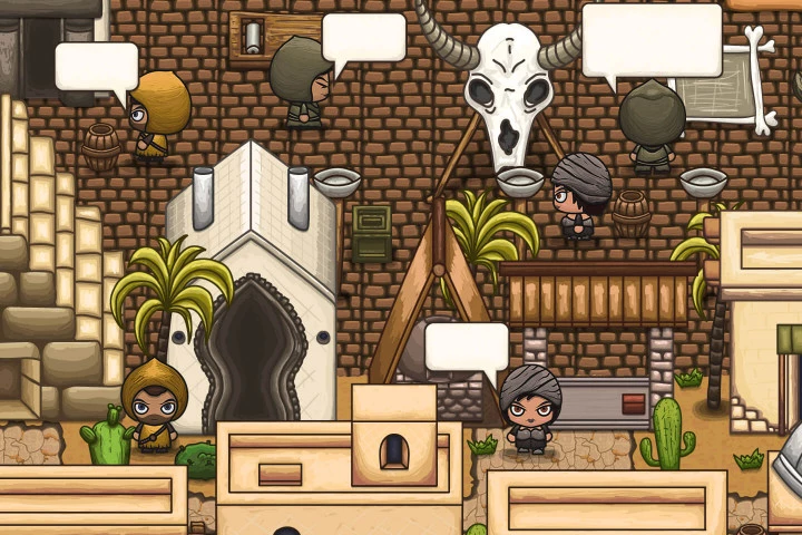 Citizen, Inspector, Assistant 4-Direction Character Sprites