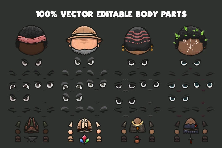 NPC Character Pack: Blacksmith, Jeweller, Healer, Spy