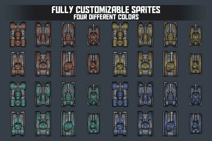 Top Down Tank Game Kit